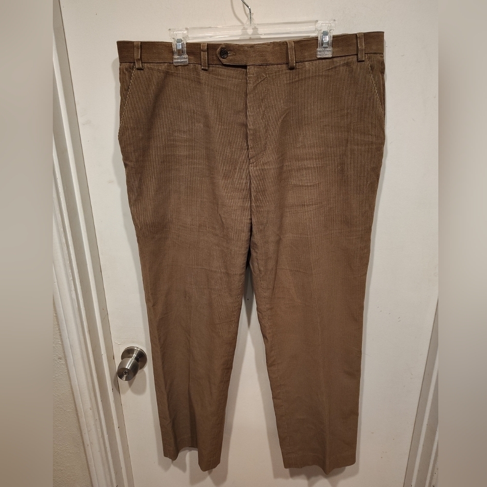 Lauren Ralph Lauren Men's Brown Corduroy Dress Pants Sz 38x30 Casual Career